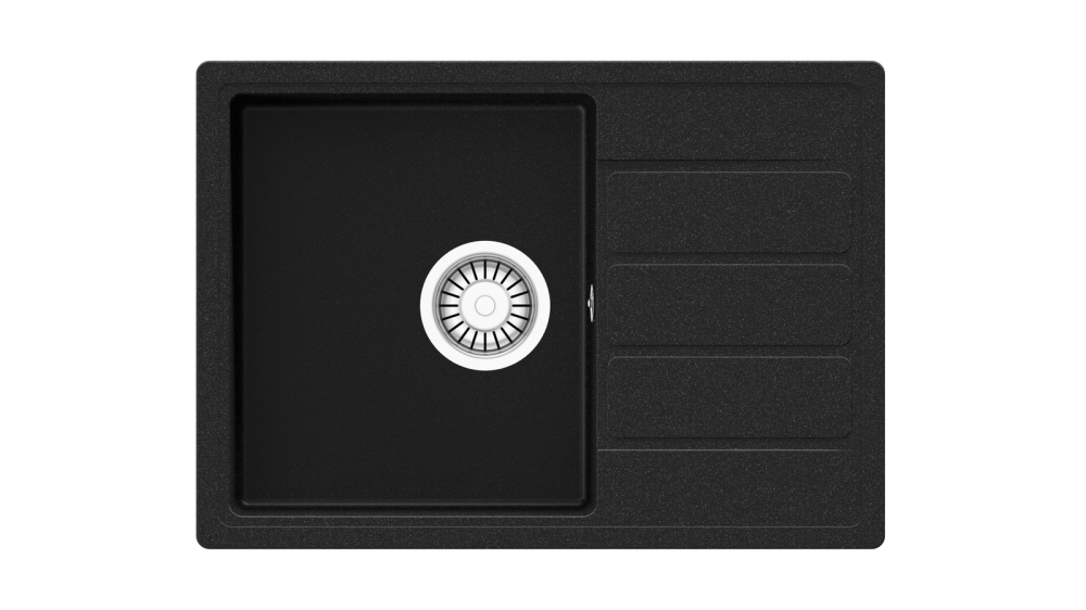 Teka COMFOR 45 S-TQ 1B 1D OB – Onyx Black granitový dřez