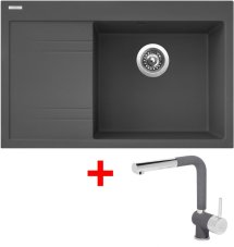 Sinks RIM 780 P Titanium + Mix 3 P GR