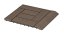 Přechodová lišta G21 Indický teak pro WPC dlaždice, 30 x 7,5 cm rovná