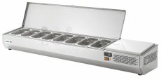 Pizza chladící pultová vitrína Asber GVL-180 (GN1/4)