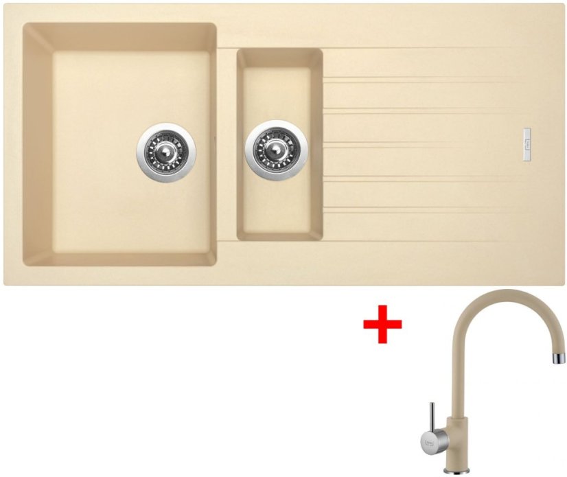 Sinks PERFECTO 1000.1 Sahara + Vitalia GR Sinks PERFECTO 1000.1 Sahara + Vitalia GR