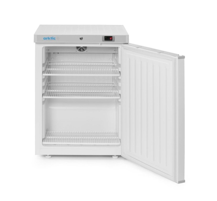 Chladnička Budget Line v bílém lakovaném ocelovém krytu, Arktic, Budget Line, 100L, Bílá, 230V/110W, 637x600x(H)835mm