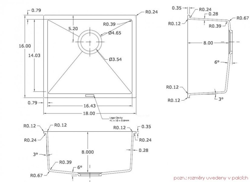 Sinks FRAME 457 Milk