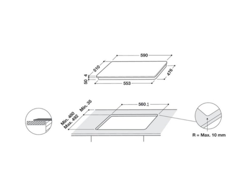 Indukční varná deska Whirlpool WLB1160BF
