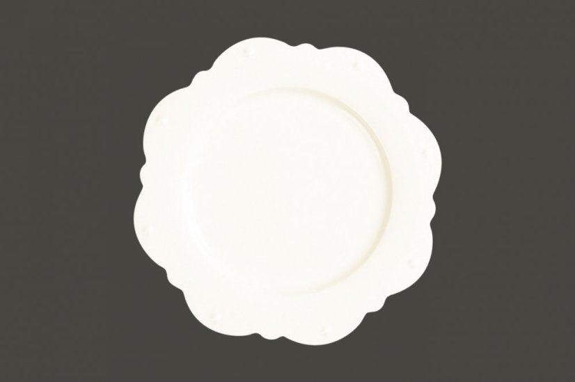 RAK Porcelain RAK White Gold talíř kulatý Scallop pr. 33 cm – Princess | RAK-GDSP33 RAK Porcelain RAK White Gold talíř kulatý Scallop pr. 33 cm – Princess | RAK-GDSP33
