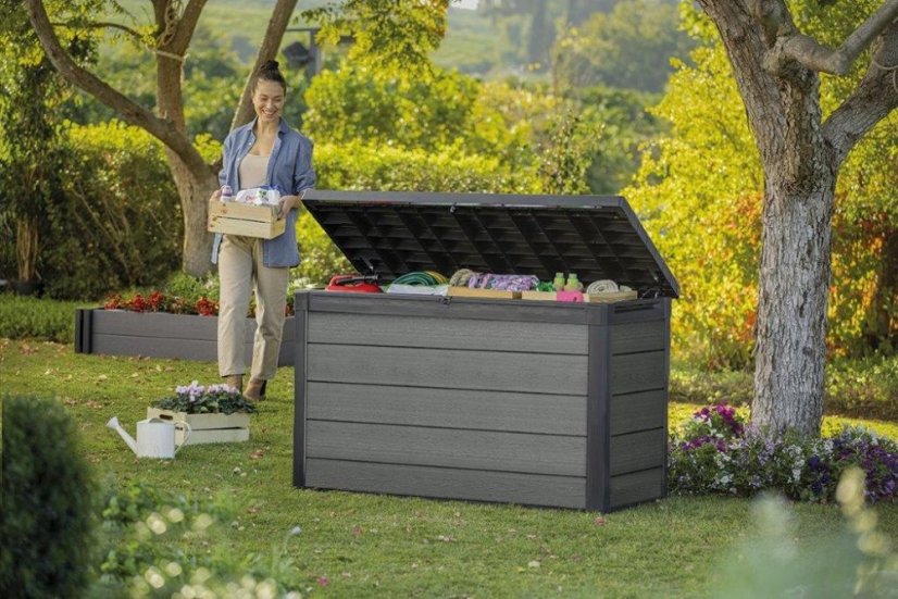 Zahradní box Keter Cortina 757 L šedý