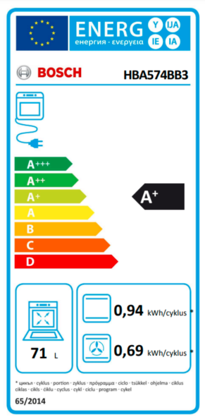 Vestavná trouba Bosch HBA574BB3