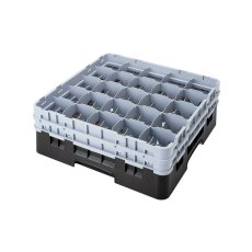 Cambro Koš Camrack 25 pozic, výška sklenice 9 cm - Černá