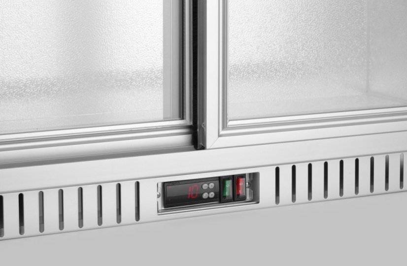 Barová chladnička se dvěma posuvnými dveřmi, Arktic, 150L, Stříbrná, 230V/175W, 900x520x(H)840mm
