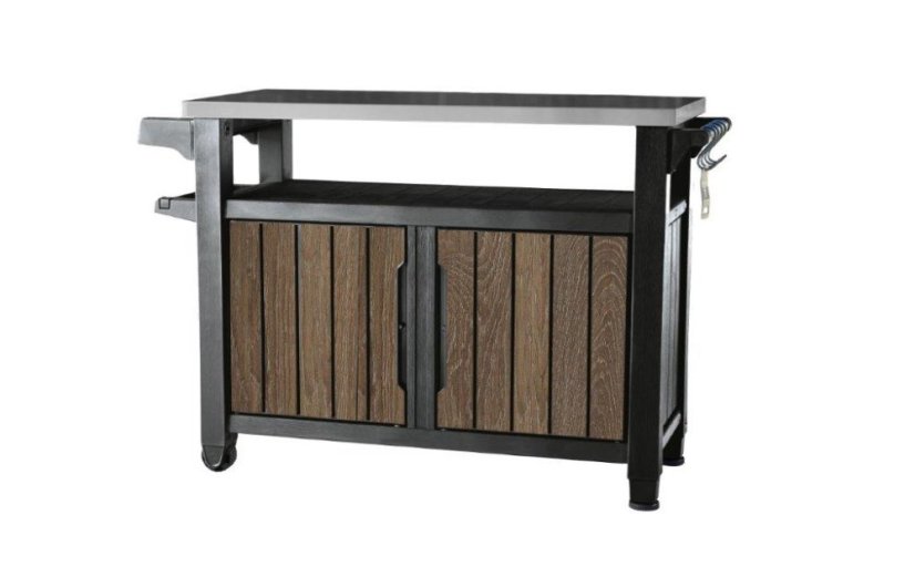 Grilovací stolek Keter UNITY XL 207 l Walnut Grilovací stolek Keter UNITY XL 207 l Walnut