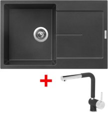Sinks ULTIMA 790 Metalblack + Mix 3 P GR