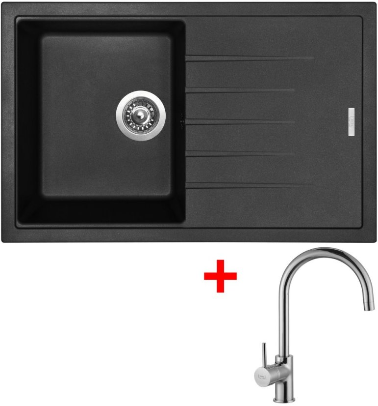 Sinks BEST 780 Pureblack + Vitalia Sinks BEST 780 Pureblack + Vitalia