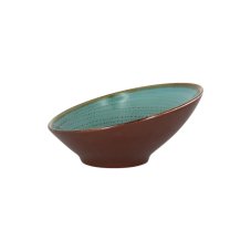 RAK Porcelain RAK Twirl miska zkosená 22 cm – lagoon | RAK-TWBUBA22LA