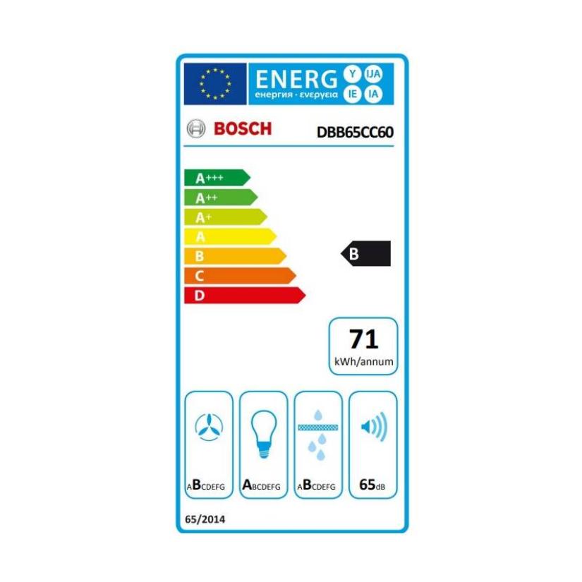 Vestavná digestoř Bosch DBB65CC60