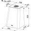Komínová digestoř Franke odsavač FSMD 508 BK Smart Deco Černá