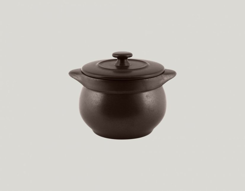 RAK Porcelain RAK Genesis mísa na polévku kulatá s pokličkou 45 cl, kakaová | RAK-GNCFST10CO RAK Porcelain RAK Genesis mísa na polévku kulatá s pokličkou 45 cl, kakaová | RAK-GNCFST10CO