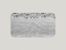 RAK Porcelain RAK Splendour talíř obdélníkový 38 × 21 cm – šedá | RAK-SRAURP38