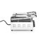 Kontaktní gril, dvojitý gril s časovačem, HENDI, Stříbrná, 220-240V/3600W, 570x375x(H)216mm, Obdélníkové