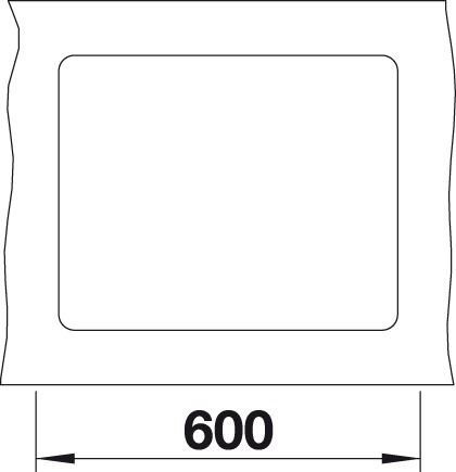 Blanco SUBLINE 500 F InFino Silgranit černá bez táhla