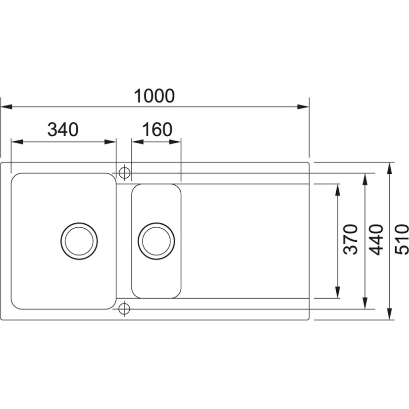 Franke OID 651 bílá Orion Tectonite