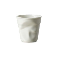 Revol Froissés pohárek 80 ml, skořápkově bílý