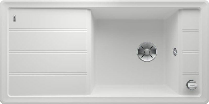 Blanco FARON XL 6 S InFino Silgranit bílá soft oboustranný s excentrem