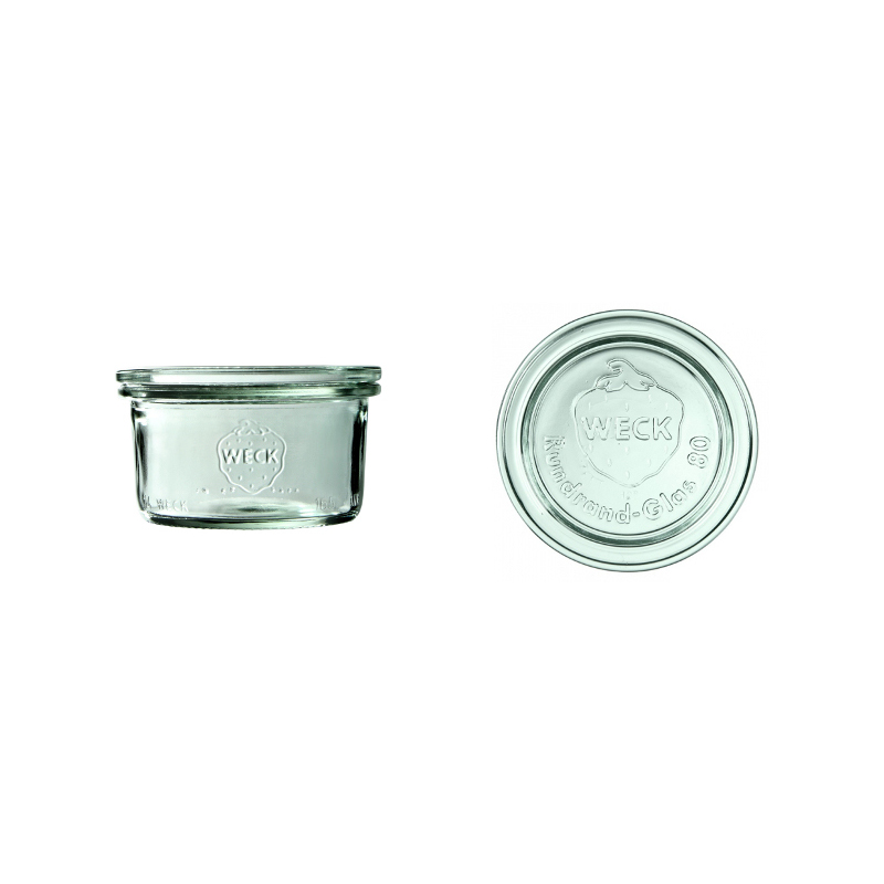 Sklenice WECK Sturz 165 ml s víčkem 12 ks Sklenice WECK Sturz 165 ml s víčkem 12 ks