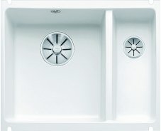 Blanco SUBLINE 350/150 U InFino Keramika zářivě bílá dřez vlevo bez excentru