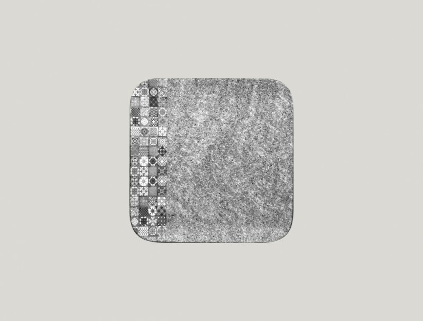 RAK Porcelain RAK Splendour talíř čtvercový 22 × 22 cm – šedá | RAK-SRAUSP22