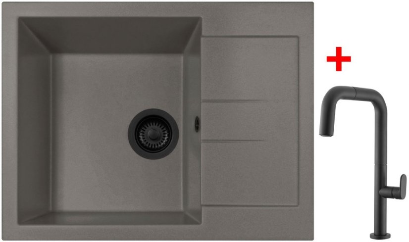 Sinks AMANDA 650 BL Nanotruffle + EVA P Nanoblack Sinks AMANDA 650 BL Nanotruffle + EVA P Nanoblack