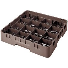 Cambro Koš Camrack 16 pozic, výška sklenice 11 cm - Hnědá