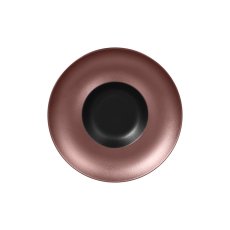 RAK Porcelain RAK Metalfusion talíř hluboký Gourmet 29 cm, černobronzový | RAK-MFFDGD29BB