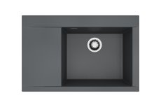 Alveus PURE-G 70 P černý A91 + QC sifon_algranit