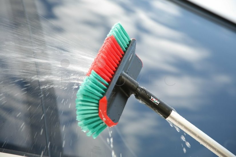 Vikan auto-kartáč průtokový měkký 280 mm černý 524752
