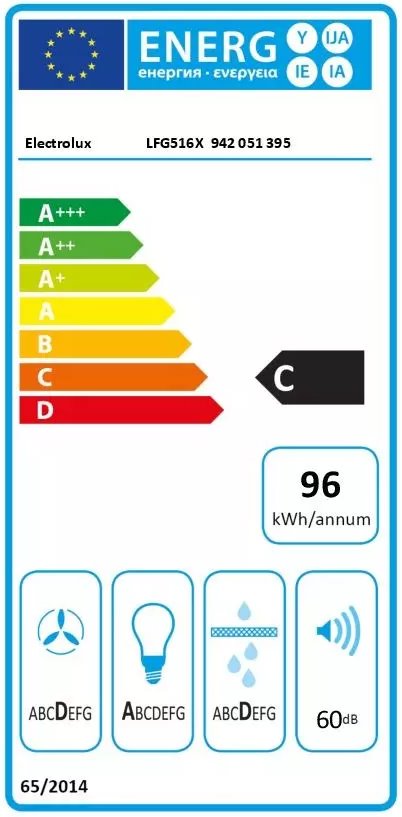 Vestavná digestoř Electrolux 700 SENSE Hob2Hood LFG516X