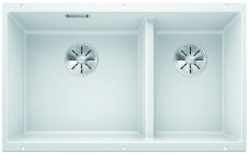 Blanco SUBLINE 430/270 U InFino Silgranit bílá bez táhla
