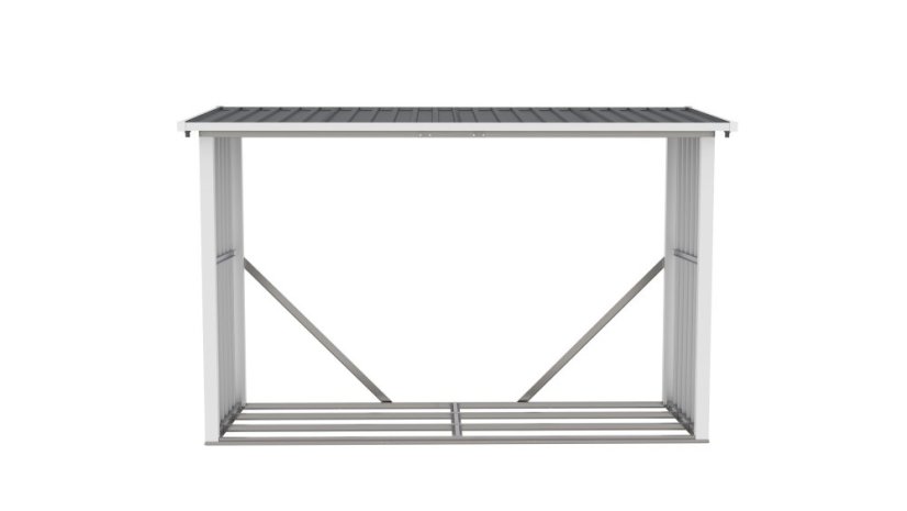 Přístřešek na dřevo G21 WOH 335 - 242 x 89 cm, antracitový