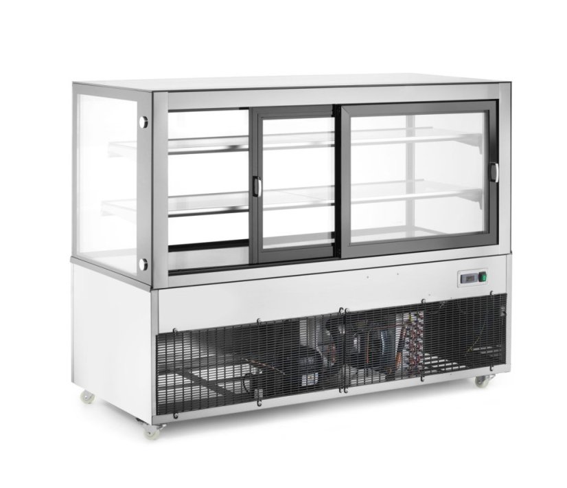 Vitrína se 2 policemi, Arktic, 230V/500W, 677x1524x(H)1230mm