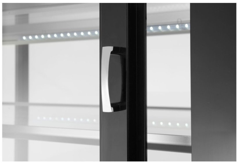 Vitrína se 2 policemi, Arktic, 230V/480W, 677x994x(H)1230mm