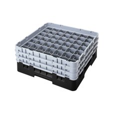 Cambro Koš Camrack 49 pozic, výška sklenice 17,4 cm - Černá