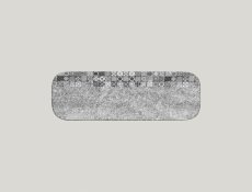 RAK Porcelain RAK Splendour talíř obdélníkový 33 × 11 cm – šedá | RAK-SRAURPN33
