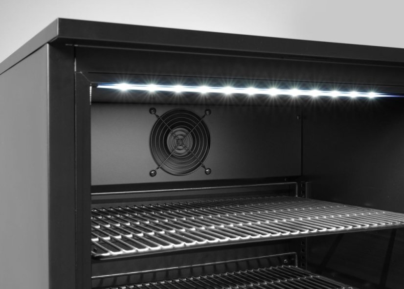 Jednodveřová chladnička, Arktic, 105L, Černá, 230V/120W, 600x530x(H)870mm