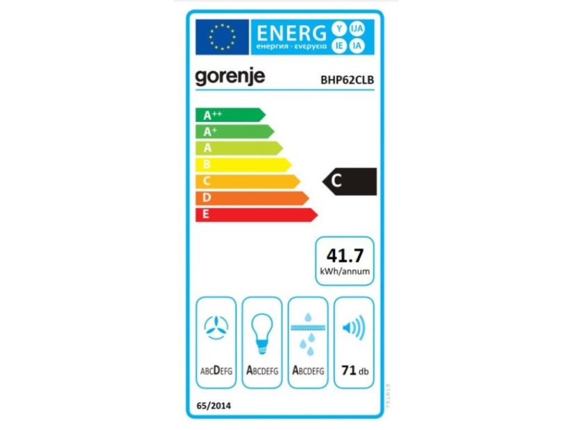 Výsuvná digestoř Gorenje BHP62CLB