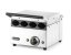 Kontaktní gril na párek v rohlíku a wrapy, HENDI, 230V/1800W, 385x285x(H)254mm
