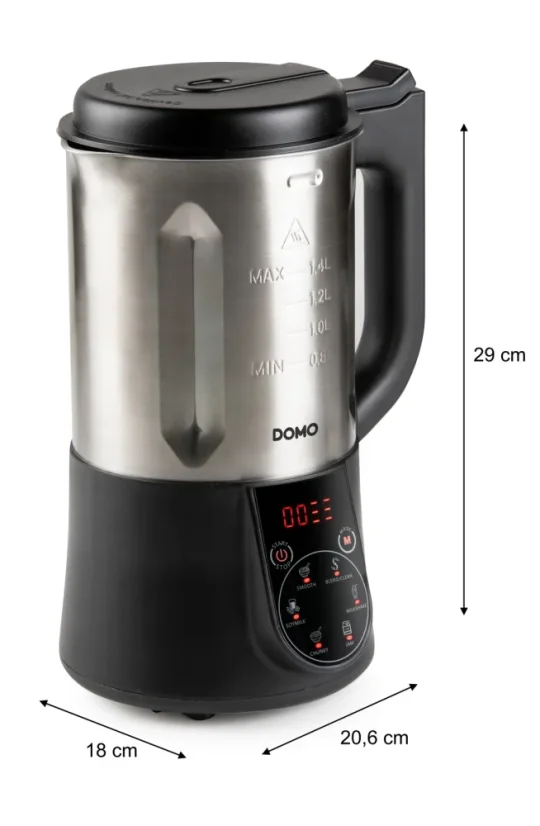Polévkovar a mixér DOMO DO753BL