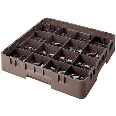 Cambro Koš Camrack 16 pozic, výška sklenice 9 cm - Hnědá