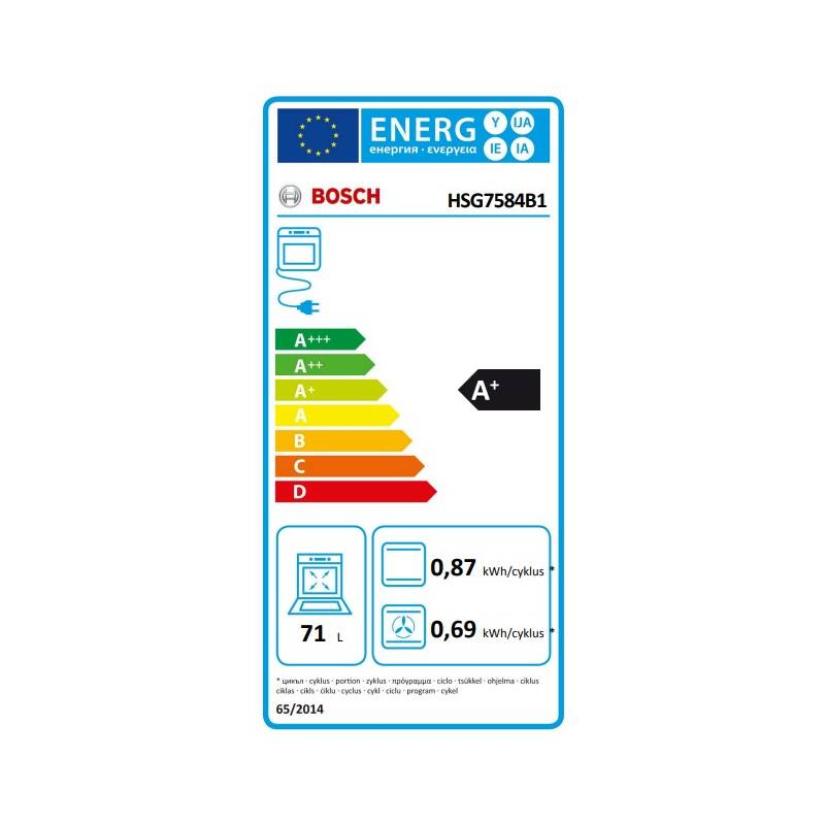 Vestavná parní trouba Bosch HSG7584B1