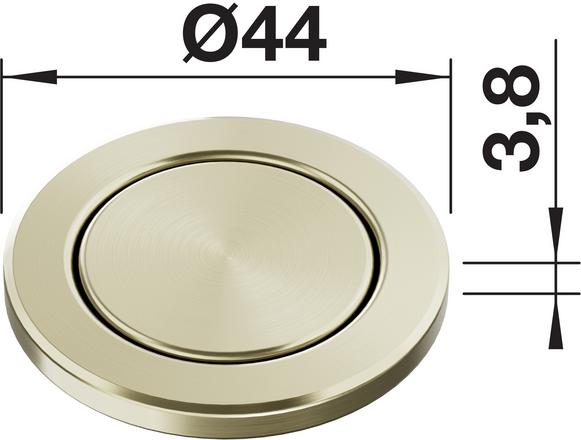 Blanco Reco Push Control III, satin gold