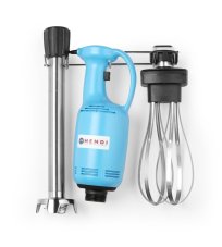 Ruční mixér s proměnnou rychlostí 400 s šlehačkou a závěsem, HENDI, 230V/400W, 155x120x(H)790mm