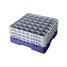 Cambro Koš Camrack 36 pozic, výška sklenice 23,8 cm - Modrá